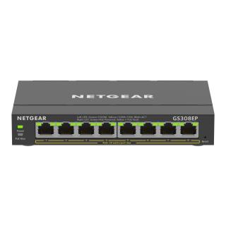Switch niezarządzalny Netgear GS308EP 8x 100M/1G PoE+ 62W