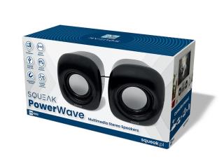 Głośniki komputerowe SQUEAK PowerWave SQ1003 stereofoniczne