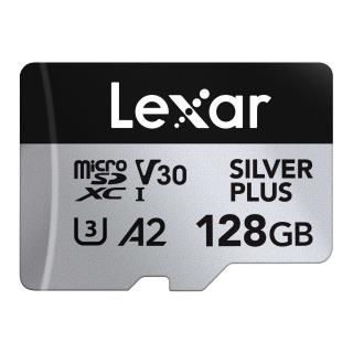 Karta pamięci Lexar microSDXC Silver Plus 128GB V30 UHS-I U3 A2 205/150MB/s