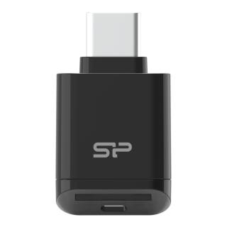Czytnik kart pamięci Silicon Power USB-C 3.2 Gen 1 microSD czarny