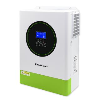Inwerter solarny Qoltec modularny hybrydowy Off-Grid 6200W | 120A | 48V | MPPT | do 12 jednostek | BMS | Sinus | opcja Wi-Fi | Power Factor 1.0