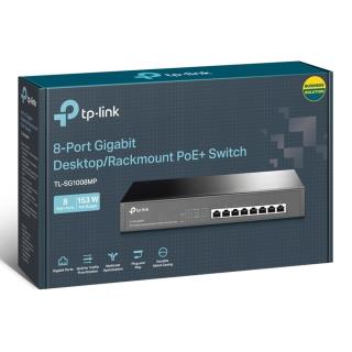 Switch niezarządzalny TP-Link TL-SG1008MP V5 8x100/1000 8xPoE+