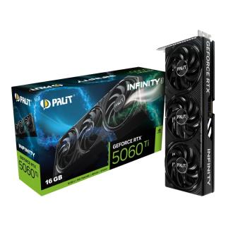 Karta VGA Palit GeForce RTX 5060 Ti Infinity 3 16GB GDDR7 128bit HDMI+3DP PCIe5.0
