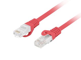 Patchcord Lanberg UTP kat.6 1,5m LSZH CU fluke passed czerwony