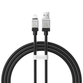 Kabel USB -> Lighting Baseus CoolPlay CAKW000501 2m 2,4A czarny