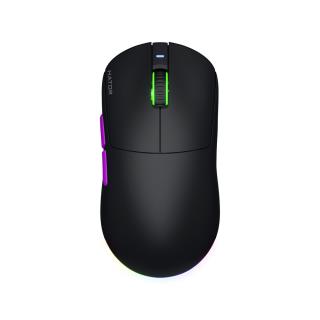 Mysz bezprzewodowa Hator QUASAR 3 ULTRA HTM770 8K optyczna 30000dpi 2.4 GHz + Bluetooth AKUMULATOR 6 przycisków Gaming RGB PixArt PAW 3950 czarna