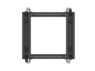 Stojak open rack Lanberg 19" 15U 600x600-1100 regulowany czarny