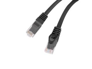 Patchcord Lanberg UTP kat.6 15m LSZH CU fluke passed czarny