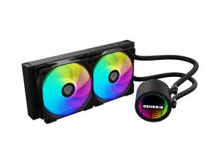 Chłodzenie wodne Genesis Hydria 240 ARGB czarne
