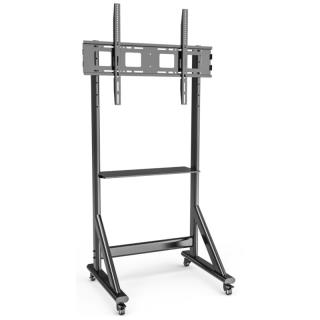 Stojak mobilny Techly TV 55-100” do 120kg regulowany półka AV