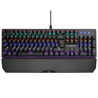 Klawiatura przewodowa Rampage KB-R86 gamingowa mechaniczna UMBRA Blue Switch czarna