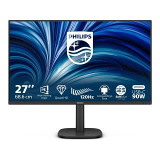 Monitor Philips 27" 27B2U3601/00 IPS QHD 120Hz HDMI 2xDP HUB RJ45