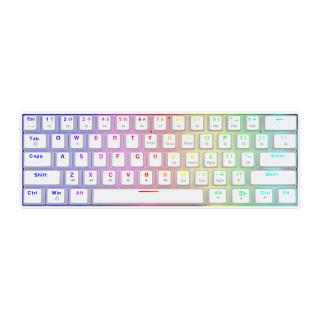 Klawiatura przewodowa SAVIO WHITEOUT X2 PEACH Silent Outemu, Hot Swap, mechaniczna