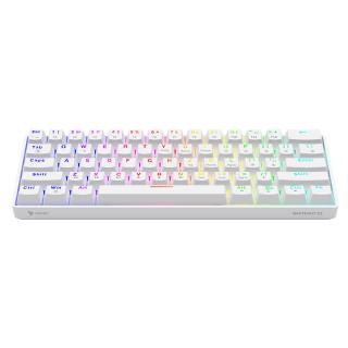 Klawiatura przewodowa SAVIO WHITEOUT X2 PEACH Silent Outemu, Hot Swap, mechaniczna