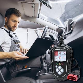 Tester cyfrowy Qoltec diagnostyczny ProLine | OBDII EOBD | 8V-25V | Dual system