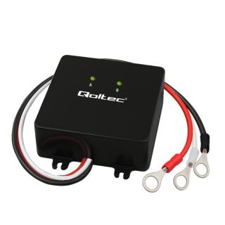 Balanser napięcia Qoltec 24V do akumulatorów 2x12V | 5A | LiFePO4 AGM GEL