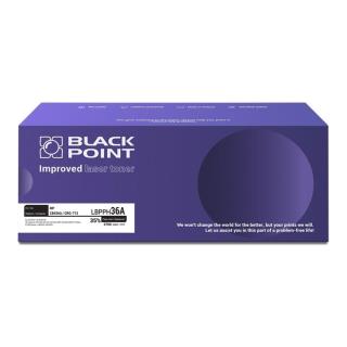 Toner Black Point do HP (CB436A) Black 2700 str. z chipem