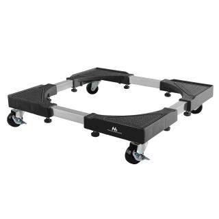 Podstawa pod pralkę ruchoma Maclean MC-118 B, blokada kółek, szer. 500-700mm, uniwersalna, do 200kg