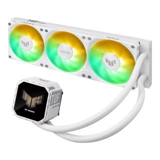Chłodzenie wodne Asus TUF GAMING LC III 360 ARGB LCD WHITE EDITION 3x120mm