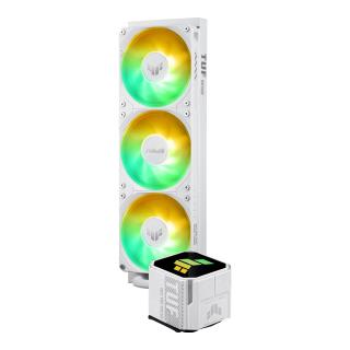 Chłodzenie wodne Asus TUF GAMING LC III 360 ARGB WHITE EDITION 3x120mm