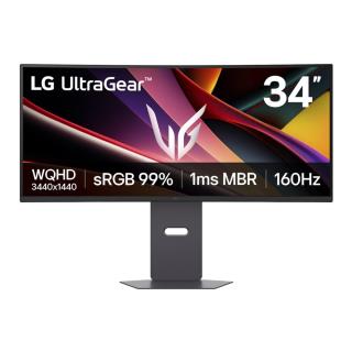Monitor LG 34" UltraGear 34G600A-B Curved VA WQHD 160Hz 2xHDMI DP glośniki