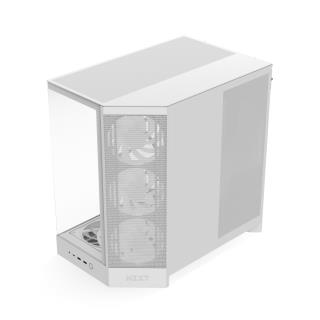 Obudowa NZXT H9 Flow RGB+ (2025) Midi Tower z oknem biała