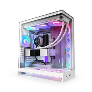 Obudowa NZXT H9 Flow RGB+ (2025) Midi Tower z oknem biała