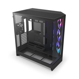 Obudowa NZXT H9 Flow RGB (2025) Midi Tower z oknem czarna