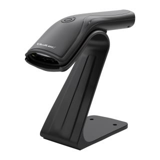 Czytnik kodów kreskowych Qoltec + stojak na skaner | 1D | USB