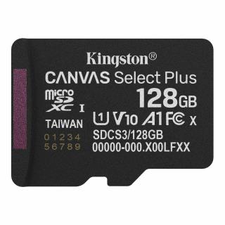 Karta pamięci Kingston microSDXC Canvas Select Plus 128GB C10 UHS-I U1 A1 V10
