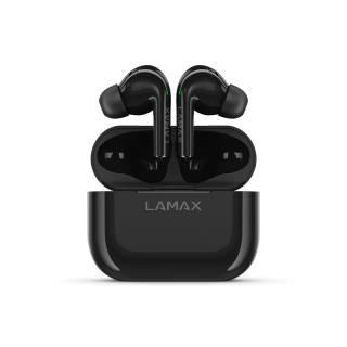 Słuchawki bezprzewodowe LAMAX Clips1 ANC BT 5.3 BeatBass® czarne