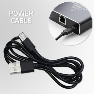 Switch niezarządzalny Qoltec mini rozdzielacz splitter 1x4 port RJ45 | 1000Mb/s | USB-C | Aluminium