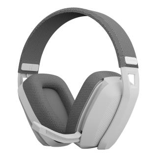 Słuchawki z mikrofonem Rampage BLITZ gamingowe, bezprewodowe, Bluetooth 5.3, szare - 8680096133015 - zdjęcie