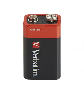 Bateria Verbatim 9V R9 6LR61 (1 szt blister)