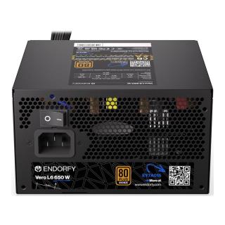 Zasilacz Endorfy Vero L6 Bronze 650W ATX 120mm 80 Plus Bronze