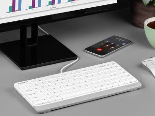 Klawiatura przewodowa mini A4Tech FSTYLER FK11 White