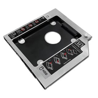 Kieszeń Qoltec na drugi dysk 2.5 HDD | 9.5 mm