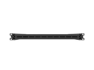 Półka wysuwana do szaf Rack 19" Lanberg czarna 1U/445x500mm udźwig do 35kg, montaż 4 punktowy