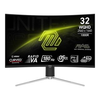 Monitor MSI 31,5" MAG 325CQRF QD E2 Rapid VA WQHD 180Hz 2xHDMI DP HUB