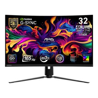 Monitor MSI 31,5" MAG 321CUP QD-OLED 4K UHD 165Hz 2xHDMI DP USB-C