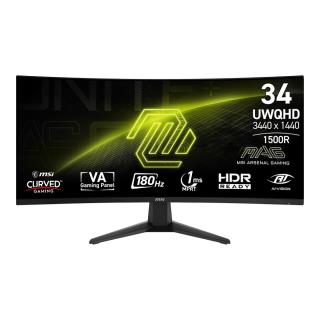 Monitor MSI 34" MAG 346CQ VA UWQHD 180Hz 2xHDMI DP