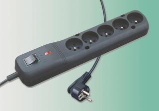 Listwa zasilająca Lestar LV-530W 5W 2,5m czarna