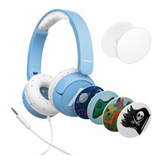 Słuchawki przewodowe LAMAX SoundKid1 Blue 3,5mm BeatBass®