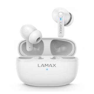Słuchawki bezprzewodowe LAMAX Clips1 Play White BT 5.3 USB-C IPX4 7godz