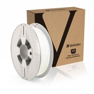 Filament do drukarek 3D Verbatim Tefabloc TPE 1,75 mm 0.5 kg biały 