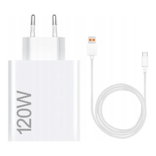 Ładowarka sieciowa Xiaomi Mi 120W Hypercharge Combo USB-A 6A biała