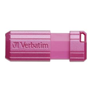 Pendrive Verbatim PinStripe USB Drive 128GB USB 2.0 Gorący Różowy