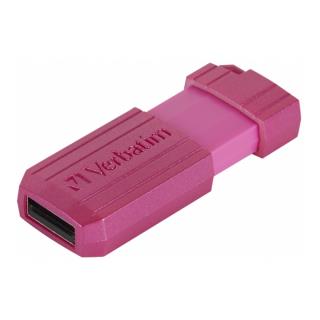 Pendrive Verbatim PinStripe USB Drive 128GB USB 2.0 Gorący Różowy