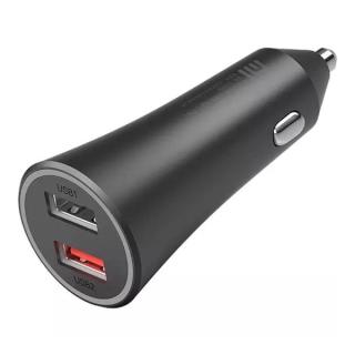 Ładowarka samochodowa Xiaomi Mi Dual-Port Car Charger 27W 3A 2xUSB czarna