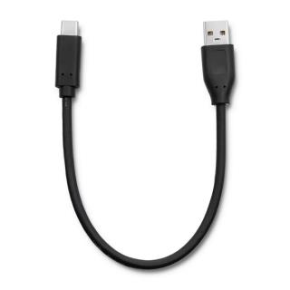 Kabel USB 2.0 Qoltec A męski/ USB 3.1 typC Męski | 0,25m